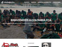 Tablet Screenshot of fcacolombia.org